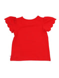 Load image into Gallery viewer, Knit Short Sleeve Scallop Top
