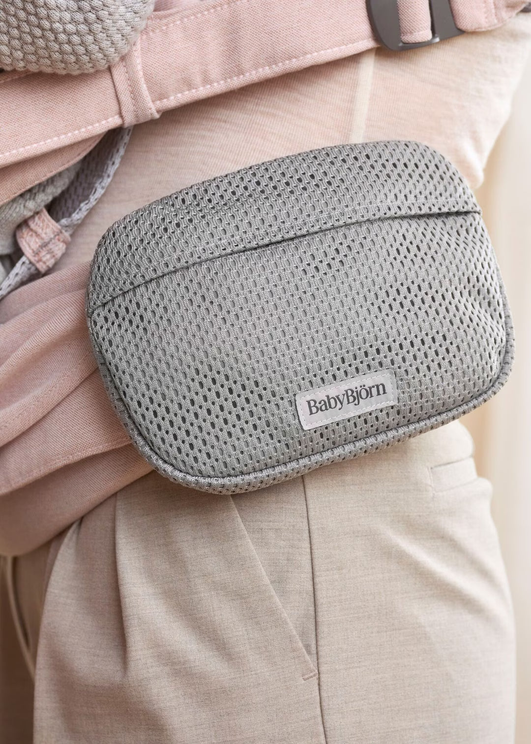 Baby Bjorn Pocket Pouch For Baby Carrier Mesh Gray