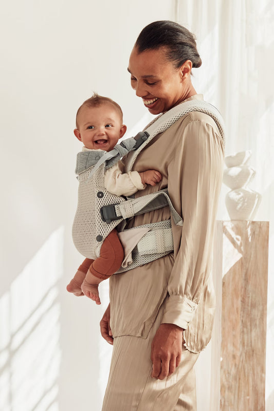 BabyBjorn Baby Carrier Harmony - Cream - 3D Mesh