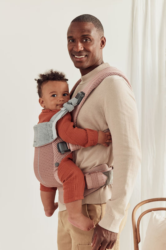 BabyBjorn Baby Carrier Harmony - Dusty Pink - 3D Mesh