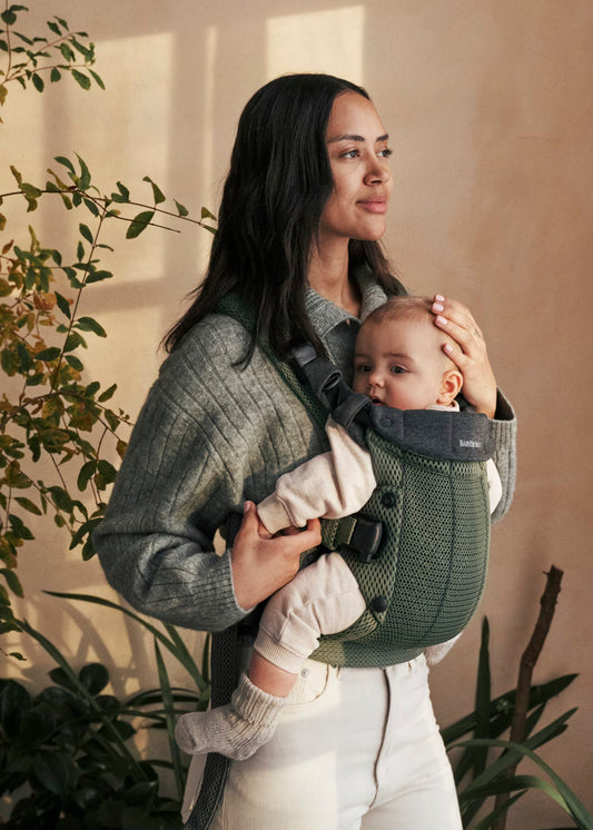 BabyBjorn Baby Carrier Harmony - Dark Green - 3D Mesh