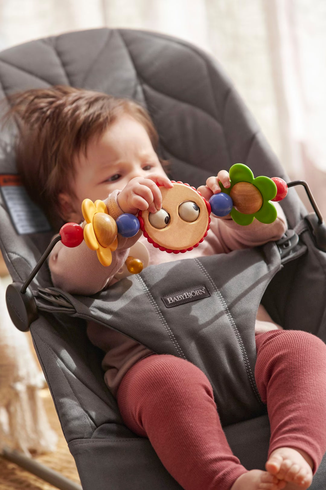 BabyBjorn Toy for Bouncer - Googly Eyes - Colorful