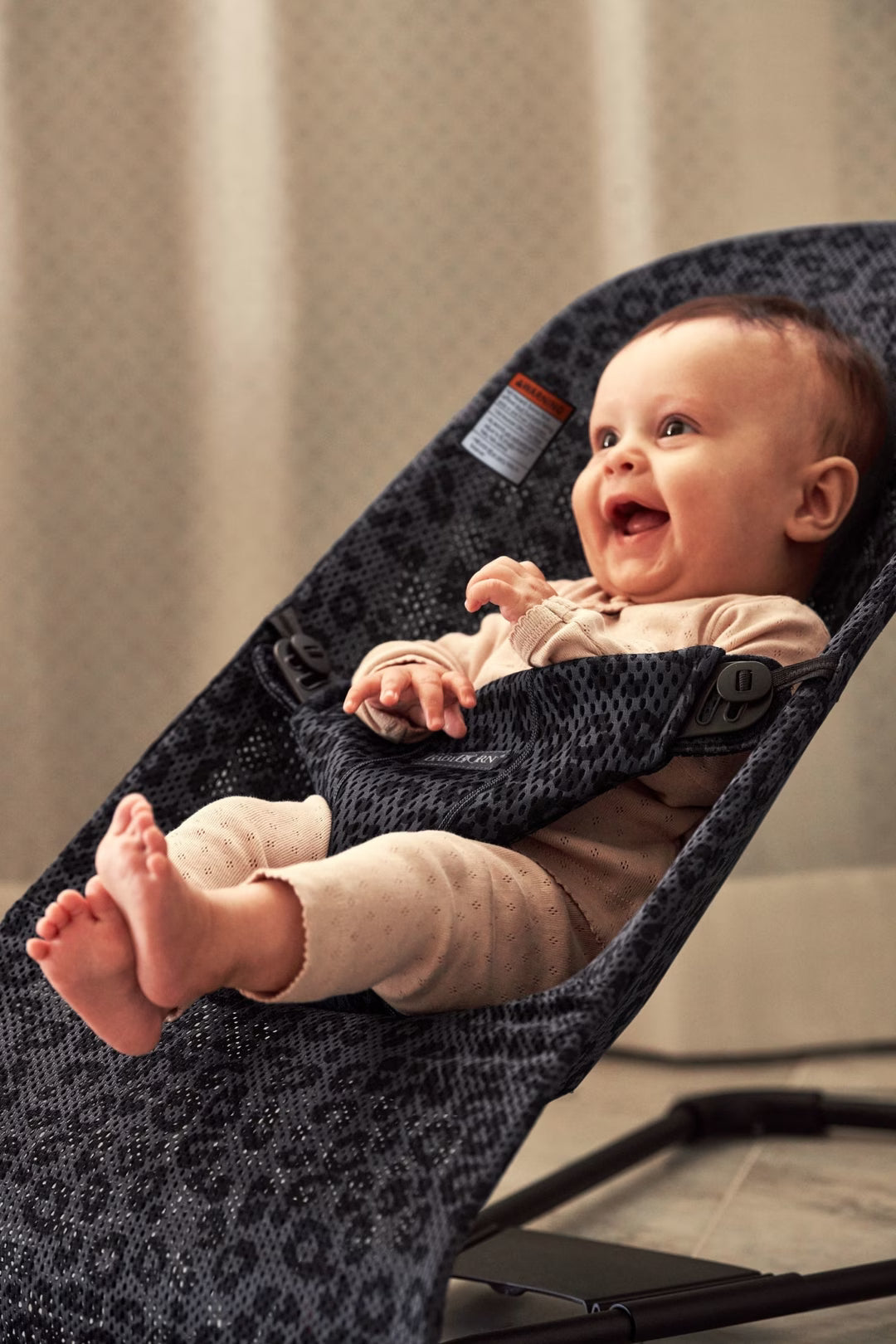 BabyBjorn Bouncer Bliss Anthracite/Leopard