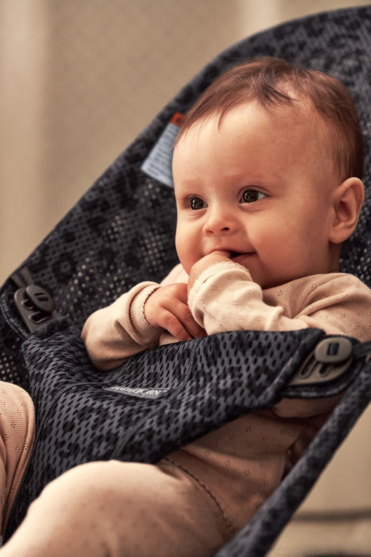BabyBjorn Bouncer Bliss Anthracite/Leopard