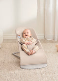 Load image into Gallery viewer, BabyBjorn Bouncer Bliss Light Beige Melange Woven

