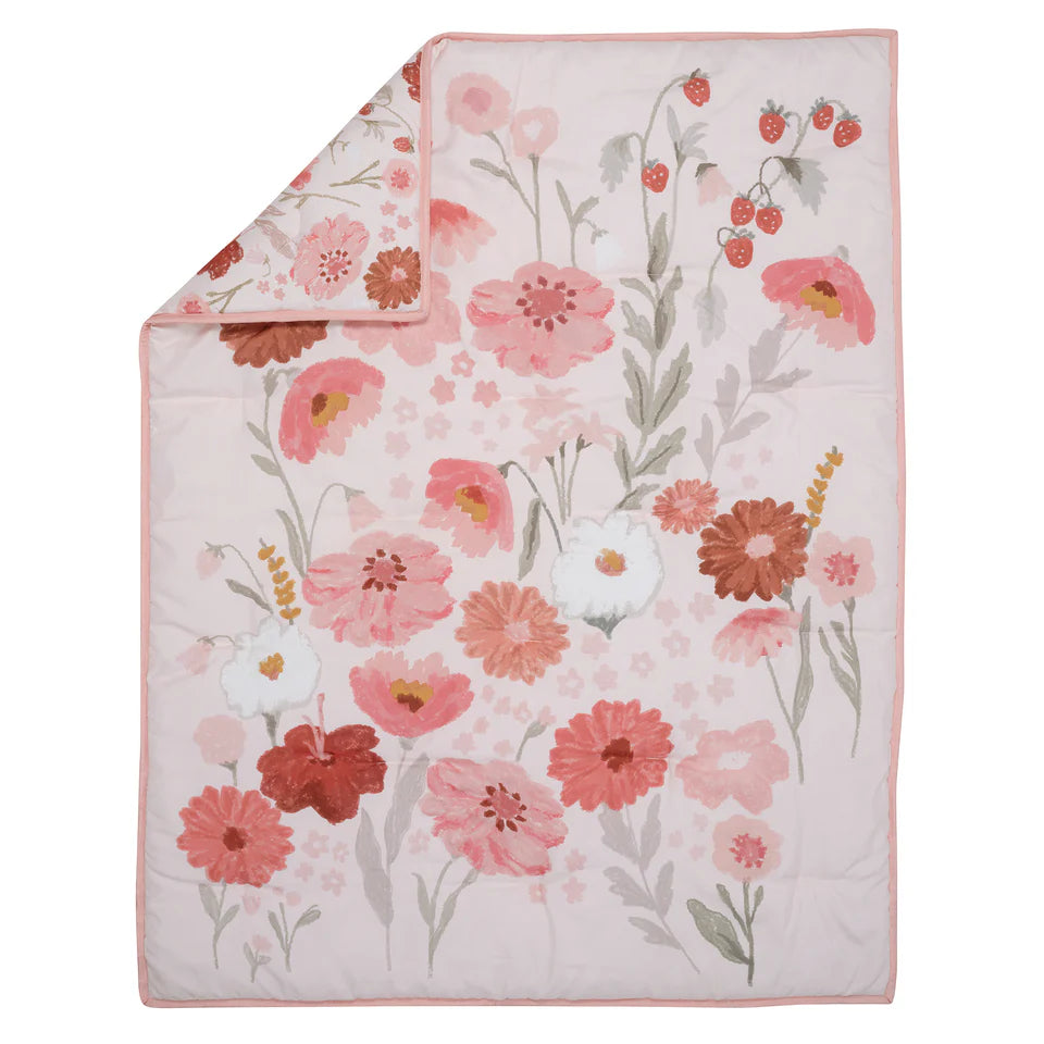 Flower Power 3-Piece Floral Bedding Set