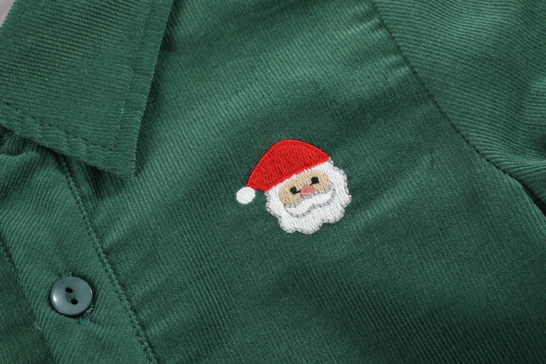 Corduroy Santa Dress Shirt