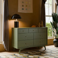 Load image into Gallery viewer, Babyletto Olive Palma 7-Drawer Double Dresser
