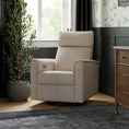 Load image into Gallery viewer, Namesake Willa Plus Power Glider With Power Headrest With Light Wood Base
