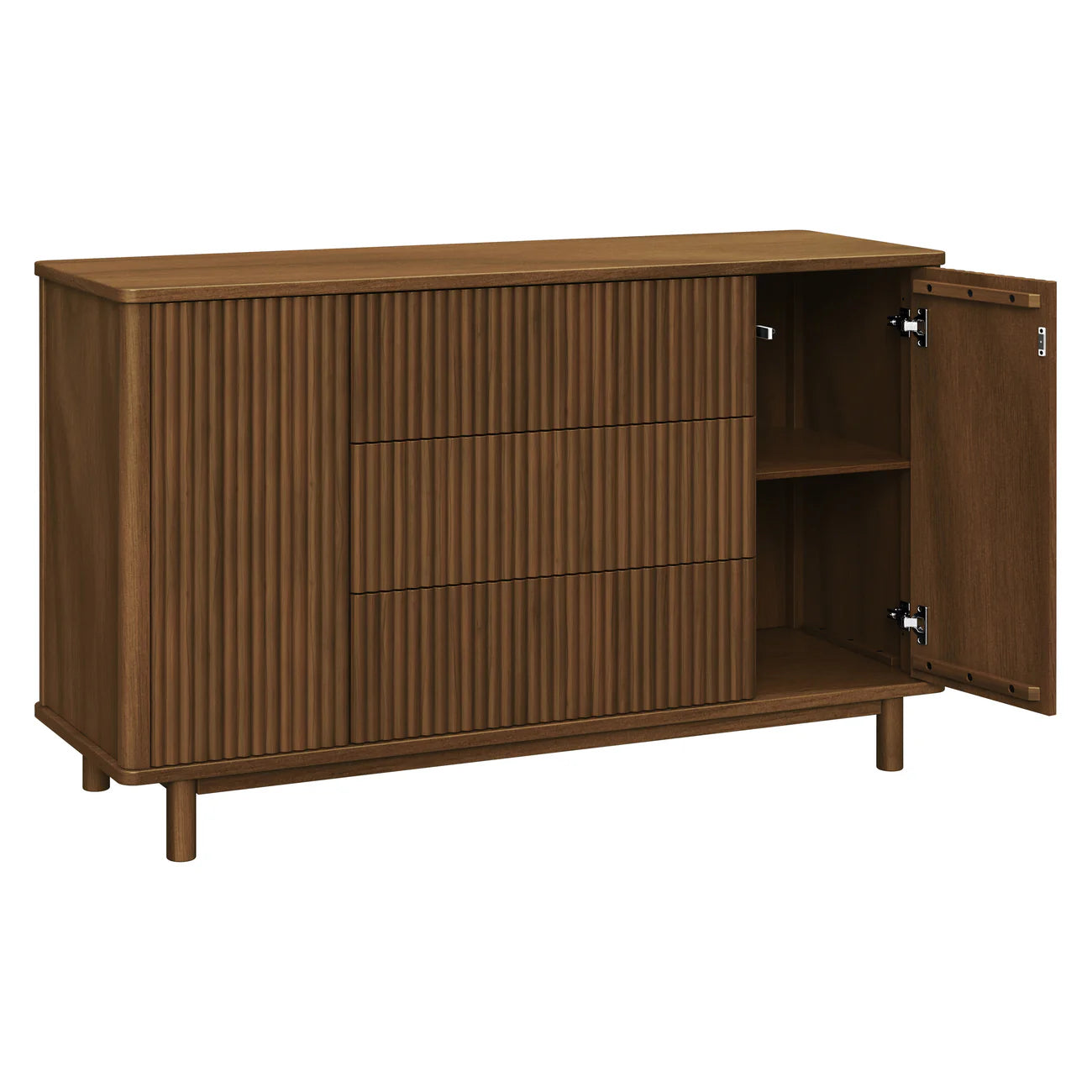 Babyletto Natural Walnut Pogo Tambour Dresser