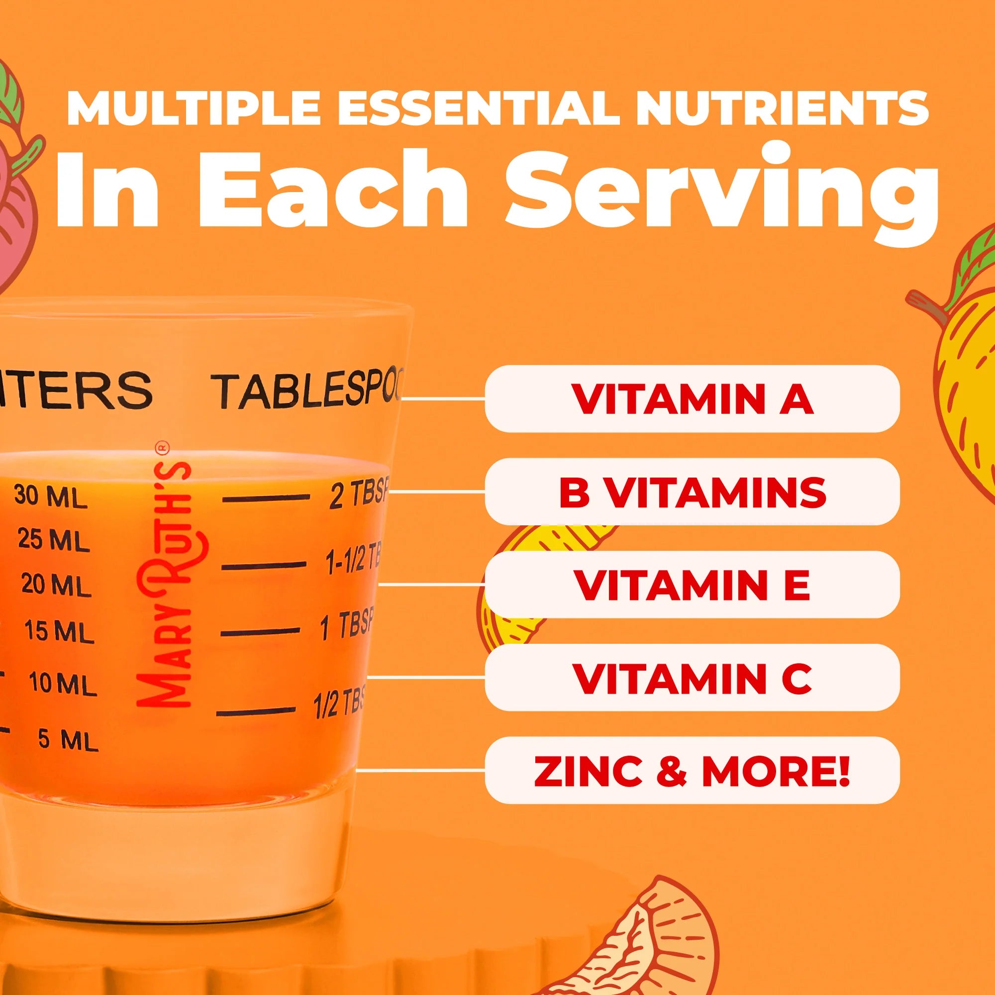 Mary Ruth's Liquid Morning Multivitamin + Hair Growth (30oz)