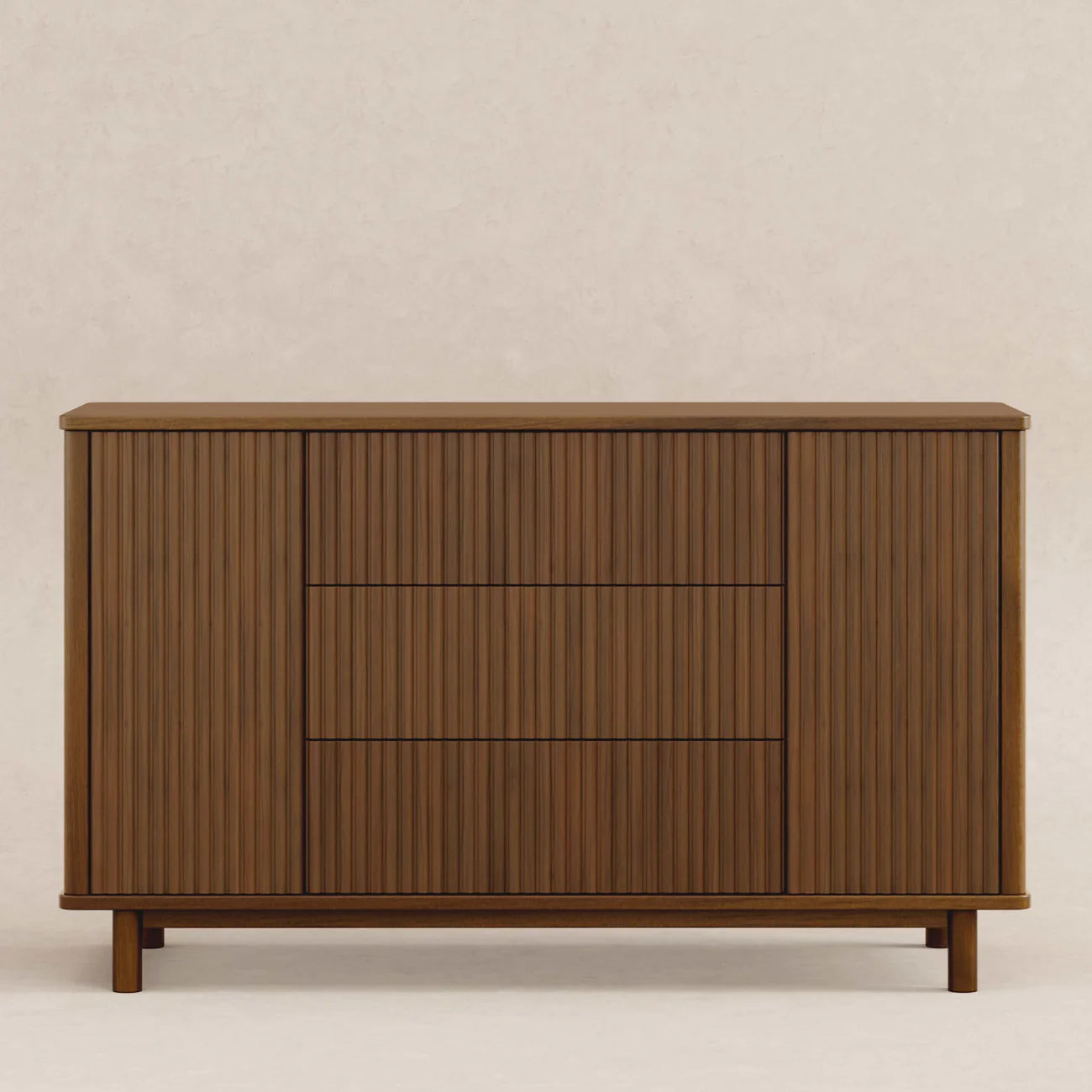 Babyletto Natural Walnut Pogo Tambour Dresser
