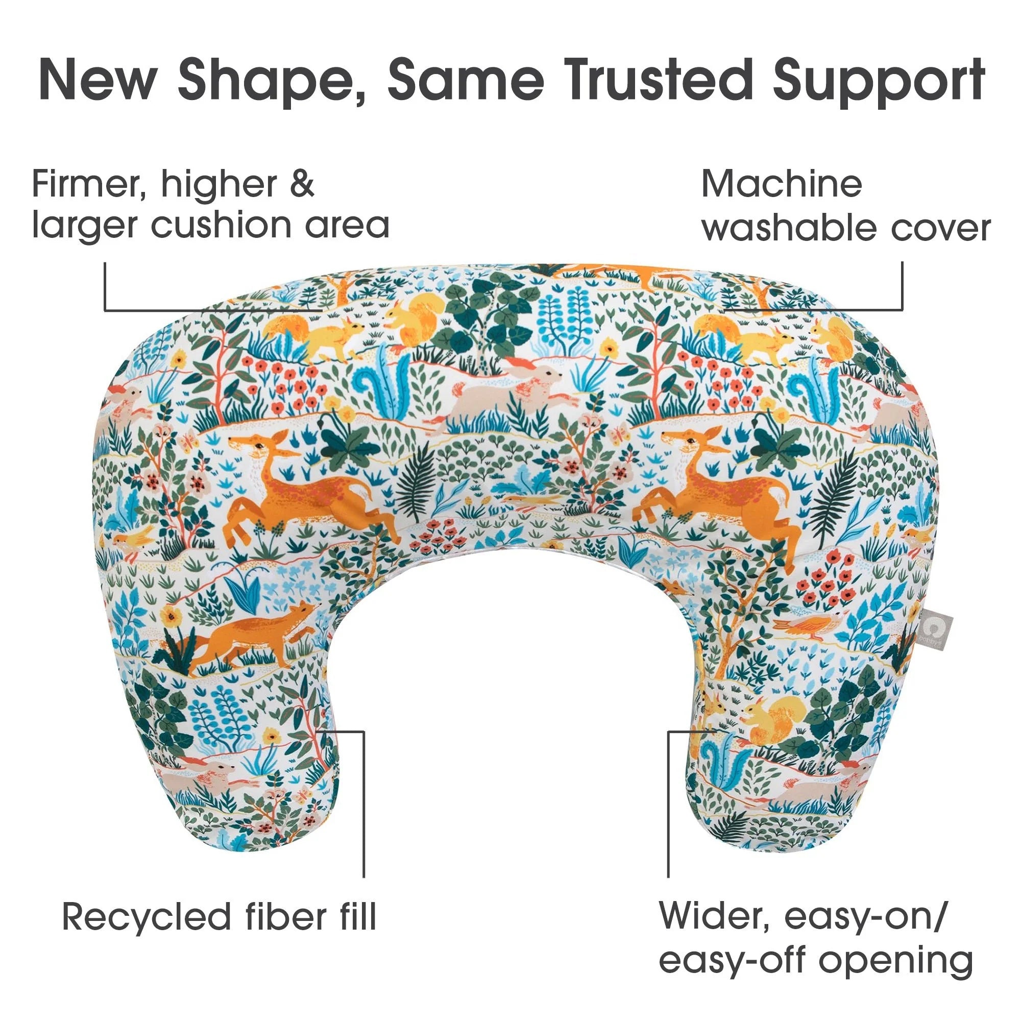 Nursing Pillow - Colorful Animals
