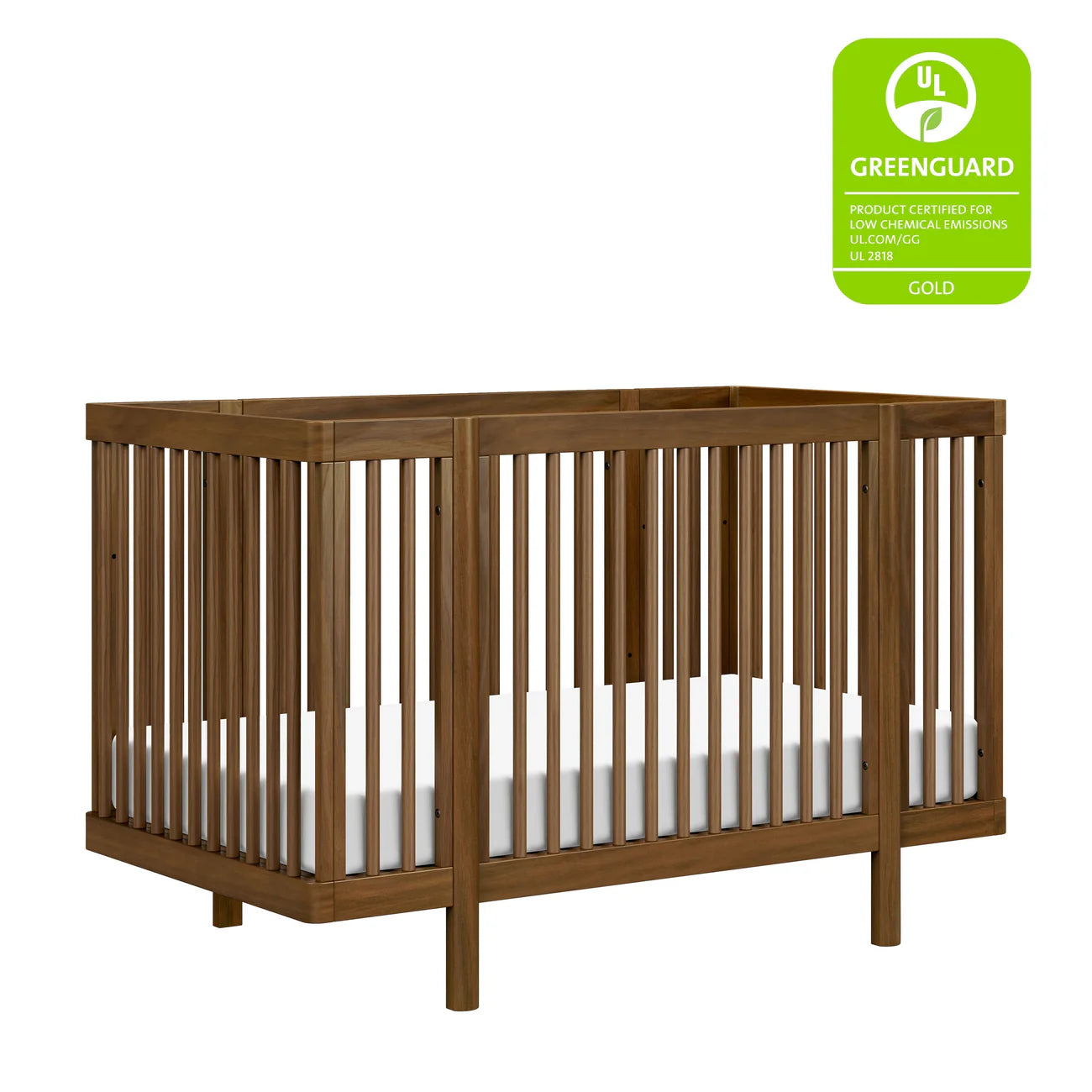 Babyletto Natural Walnut Pogo 8-in-1 Convertible Crib