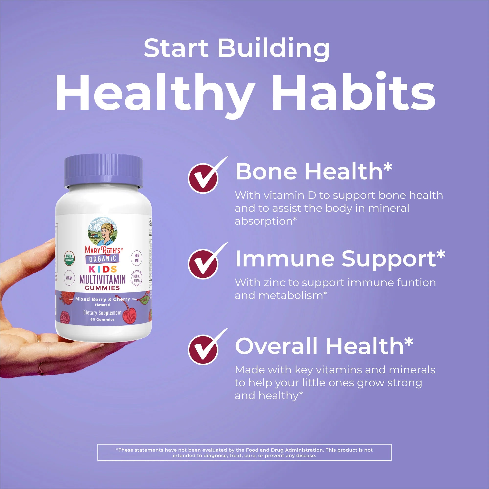 Mary Ruth's Organic Kids Multivitamin Gummies