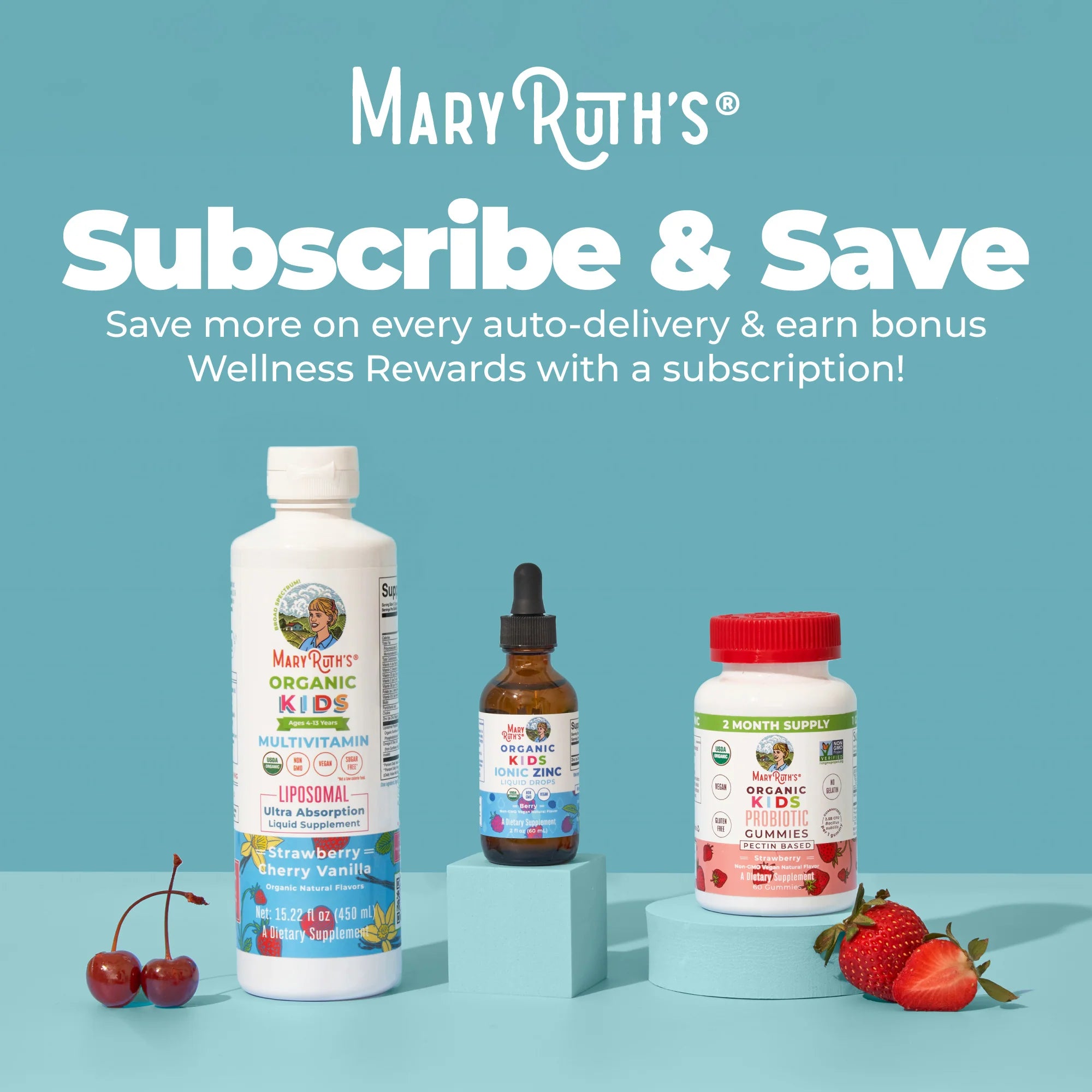 Mary Ruth's Kids Organic Multivitamin Liposomal