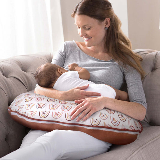 Organic Original Support Nursing Pillow Cover - Rainbow Arches