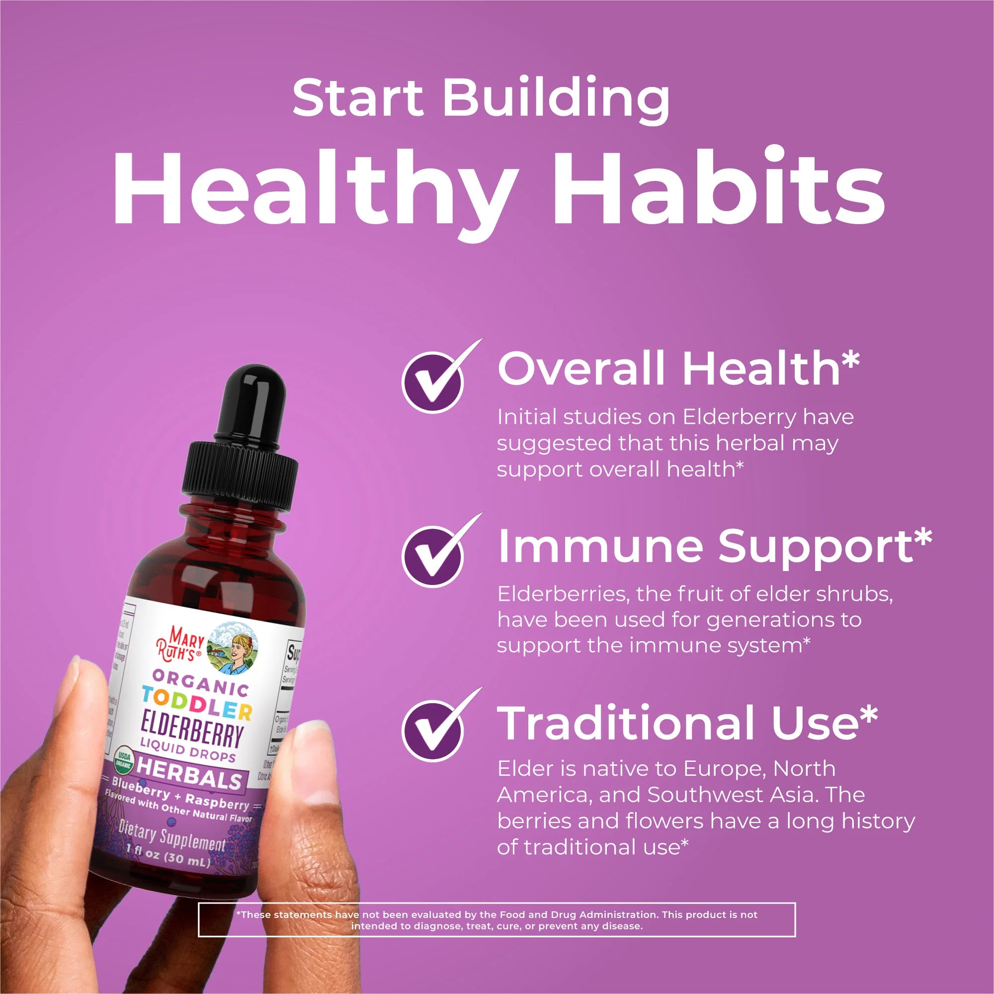 Mary Ruth's Organic Toddler Elderberry Drops