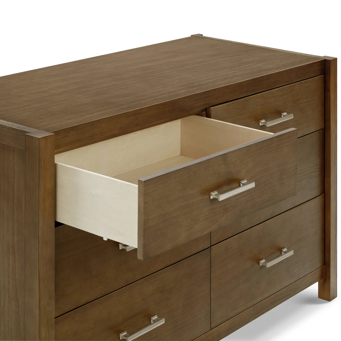 Monogram Walnut Driftwood 6-Drawer Dresser