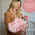 Load image into Gallery viewer, Beautiful Bows Baby Muslin Swaddle Blanket
