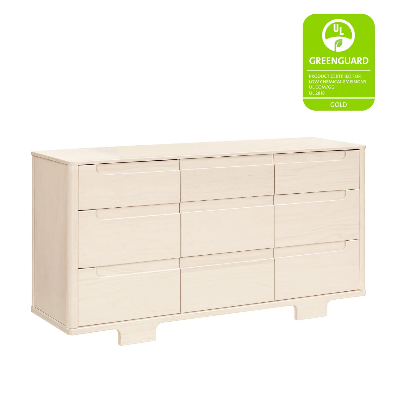 Babyletto Washed Natural Yuzu 9-Drawer Dresser