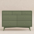Load image into Gallery viewer, Babyletto Olive Palma 7-Drawer Double Dresser
