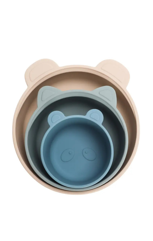 3pc Stackable Snack Bowls - Blue Horizon