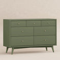 Load image into Gallery viewer, Babyletto Olive Palma 7-Drawer Double Dresser
