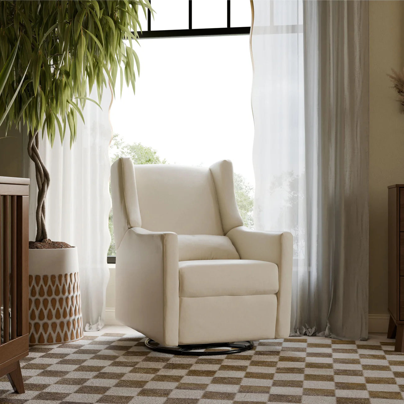 Babyletto Kiwi Electric Recliner and Swivel With USB Port