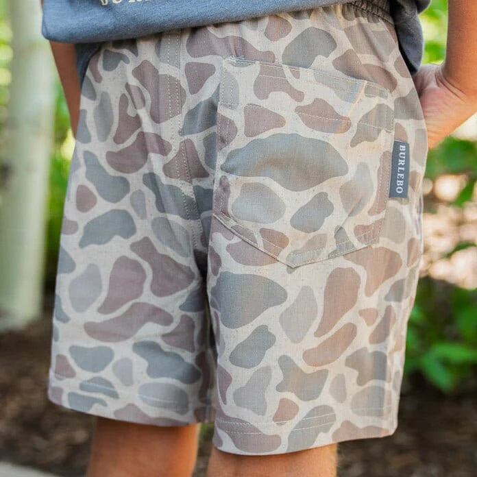 Burlebo Classic Deer Camo Athletic Shorts