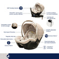 Load image into Gallery viewer, Maxi-Cosi Peri 180° Rotating Infant Car Seat - Kindred Collection - Natural Heritage
